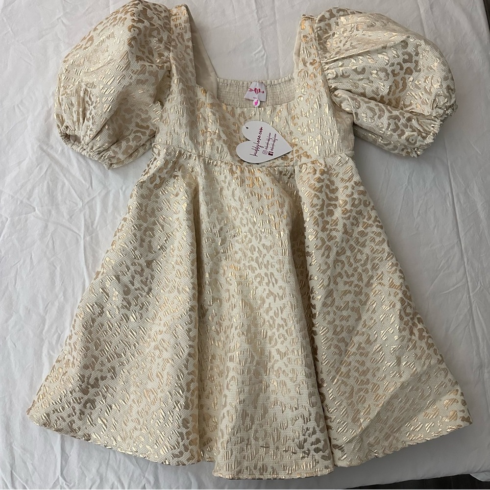 New! Buddy Love | Dress | Buddylove | Women’s size XS NWT Cream & Gold